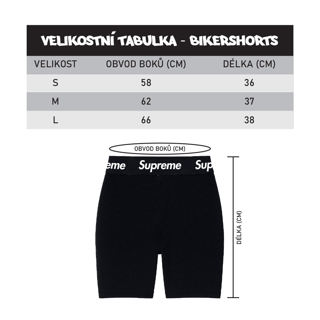 Supreme custom biker shorts
