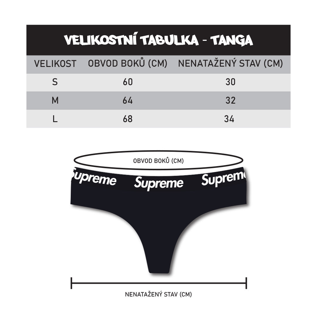 Supreme custom thong