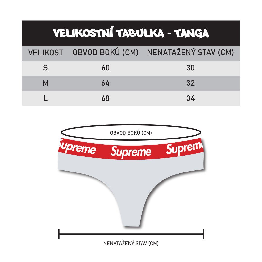 3-pack Supreme thongs