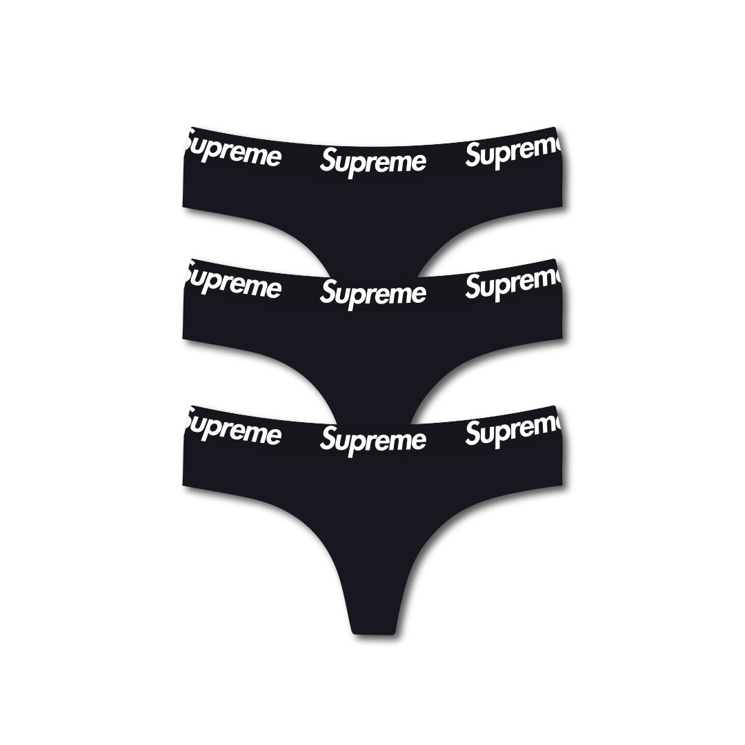 3-pack Supreme thongs