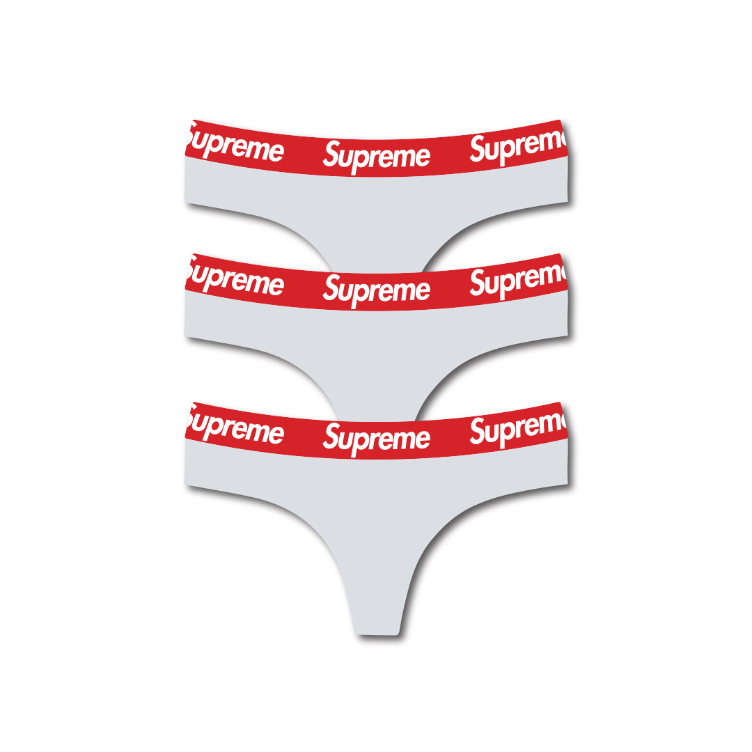3-pack Supreme thongs