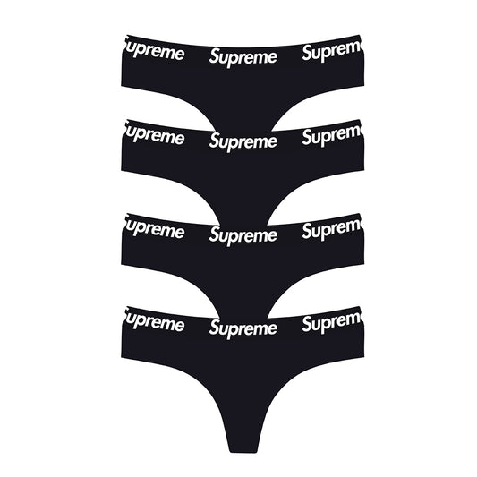 4-pack Supreme thongs