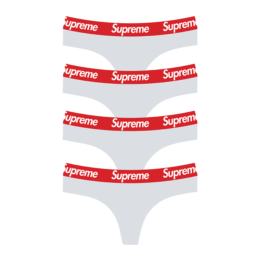 4-pack Supreme thongs