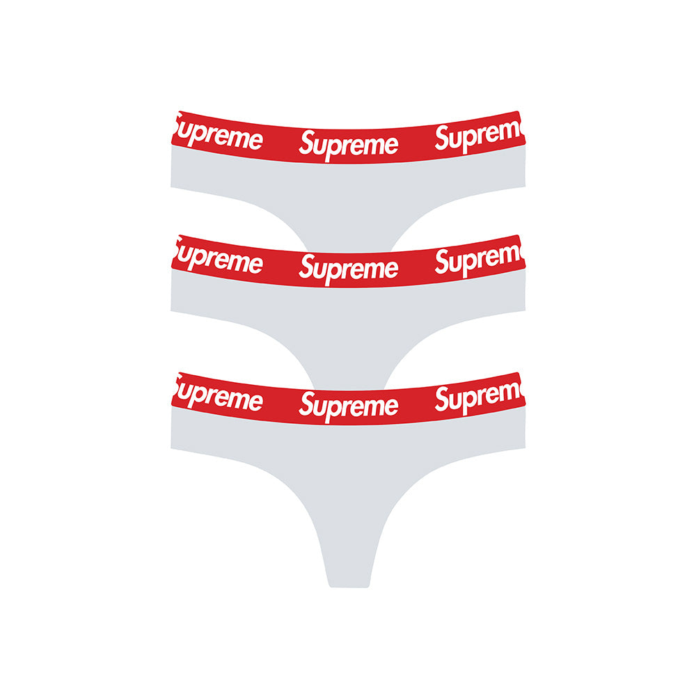 3-pack Supreme thongs